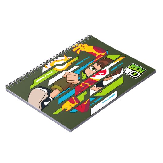 Ben 10 Heatblast DNA Transformation Notizblock (Linke Seite)