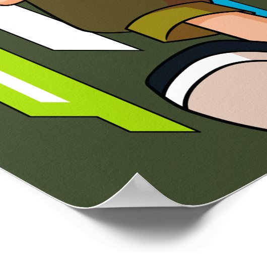 Ben 10 Heatblast DNA Transformation Poster (Ecke)
