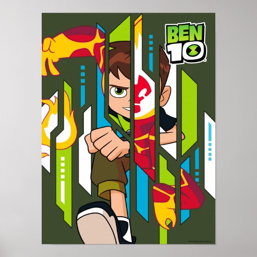 Ben 10 Heatblast DNA Transformation Poster (Vorne)
