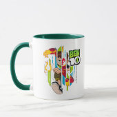 Ben 10 Heatblast DNA Transformation Tasse (Links)