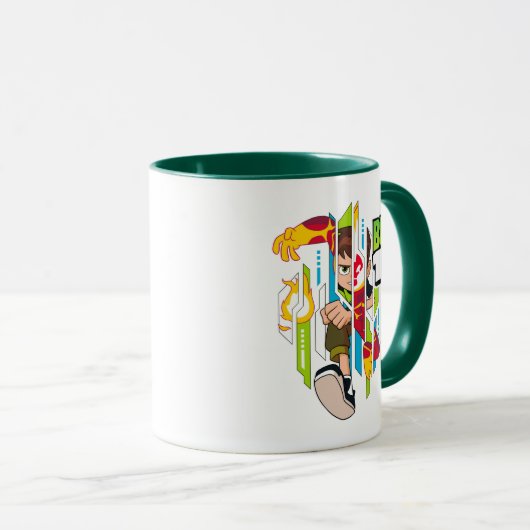 Ben 10 Heatblast DNA Transformation Tasse (VorderseiteRechts)