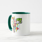 Ben 10 Heatblast DNA Transformation Tasse (Vorderseite Links)