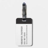 Ben 10 Retro Alien Group Graphic Gepäckanhänger (Rückseite vertikal)