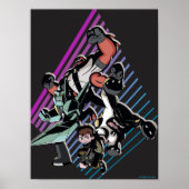 Ben 10 Retro Alien Group Graphic Poster (Vorne)