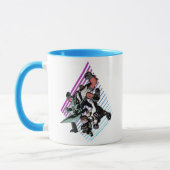 Ben 10 Retro Alien Group Graphic Tasse (Links)