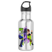 Ben 10 Upgrade-DNA-Transformation Edelstahlflasche (Vorderseite)
