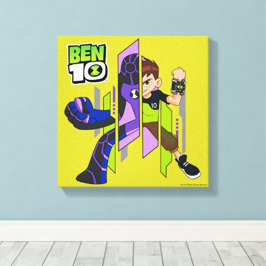 Ben 10 Upgrade-DNA-Transformation Leinwanddruck (Insitu (Holzboden))