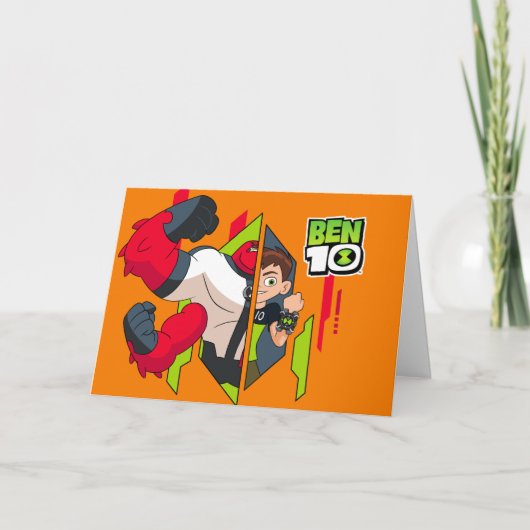 Ben 10 Vier Waffen DNA-Transformation Karte (Vorderseite)