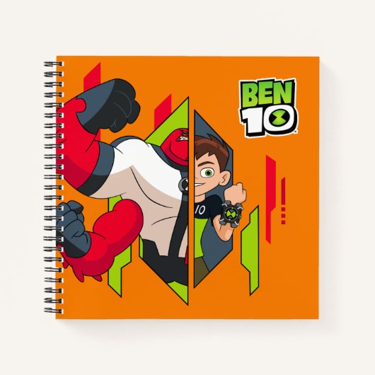 Ben 10 Vier Waffen DNA-Transformation Notizblock (Vorderseite)