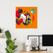 Ben 10 Vier Waffen DNA-Transformation Poster (Heimbüro)