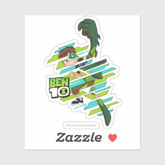 Ben 10 Wildvine DNA Transformation Aufkleber (Blatt)