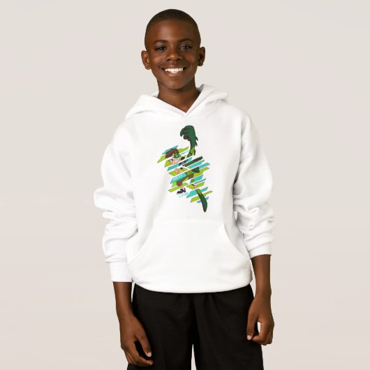 Ben 10 Wildvine DNA Transformation Hoodie (Vorne ganz)