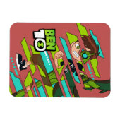 Ben 10 Wildvine DNA Transformation Magnet (Horizontal)