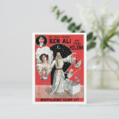 Ben Ali ~ Illusionist Magician Vintag Magician Mag Postkarte (Stehend Vorderseite)