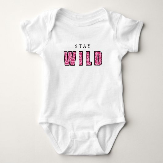 ben azelart bleibe wild baby strampler (Vorderseite)