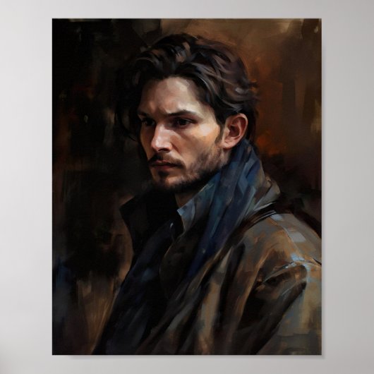 Ben Barnes Oil Painting Darkling Kirigan Poster (Vorne)