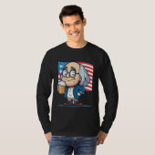 Ben Beer 4th of July Benjamin Franklin USA Merica T-Shirt (Vorne ganz)