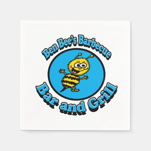 Ben Bees GRILLEN Bar and Grill Serviette (Vorderseite)