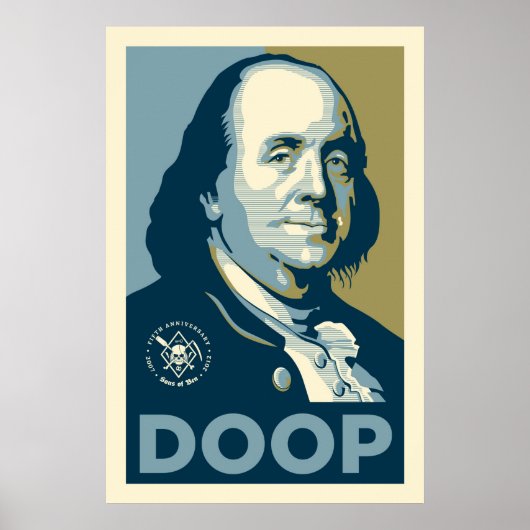 Ben - 'Ben Franklin Doop' Poster (Vorne)