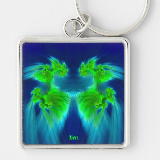 BEN ~ Blue Green MIST Schlüsselanhänger (Vorne)