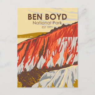Ben Boyd Nationalpark Australien Vintage Postkarte