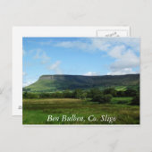Ben Bulben, Grafschaft Sligo Irland Postkarte (Vorne/Hinten)