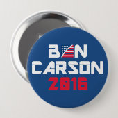 Ben Carson 2016 Button (Vorne & Hinten)