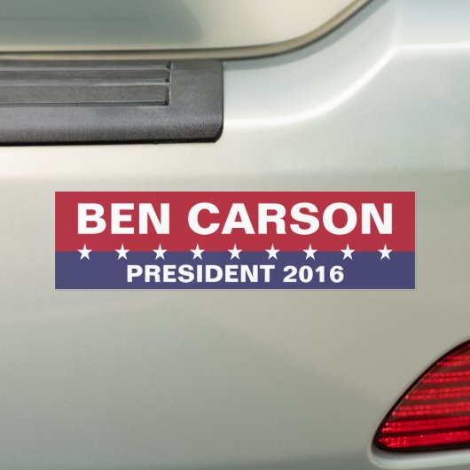 BEN CARSON für den Präsidenten 2016 Autoaufkleber (Auf Auto)