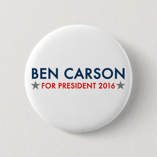 Ben Carson für Knopf Präsidenten 2016 Button