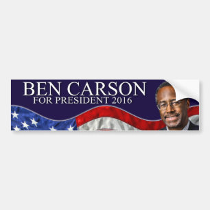 Ben Carson für Präsidenten 2016 Autoaufkleber