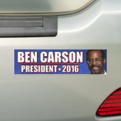 Ben Carson für Präsidenten 2016 Autoaufkleber (Auf Auto)