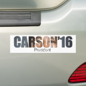 Ben Carson für Präsidenten Autoaufkleber (Auf Auto)