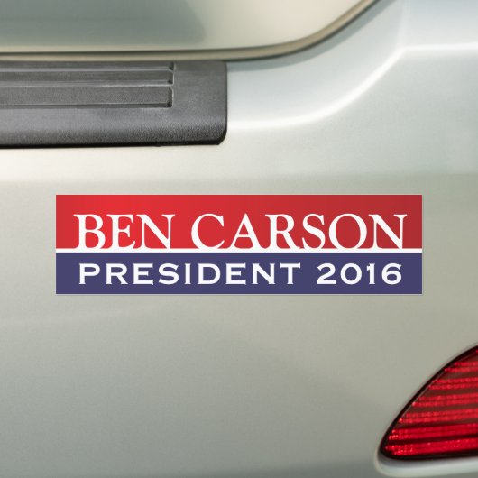 Ben Carson für Präsidenten Autoaufkleber (Auf Auto)
