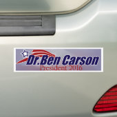 Ben Carson für Präsidenten Autoaufkleber (Auf Auto)