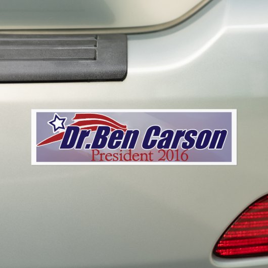 Ben Carson für Präsidenten Autoaufkleber (Auf Auto)