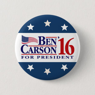 Ben Carson für Präsidenten Button