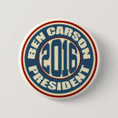 Ben Carson für Präsidenten im Jahre 2016 Button (Vorderseite)