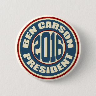 Ben Carson für Präsidenten im Jahre 2016 Button