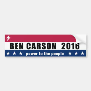Ben Carson für Präsidenten Power 2016 zu den Autoaufkleber