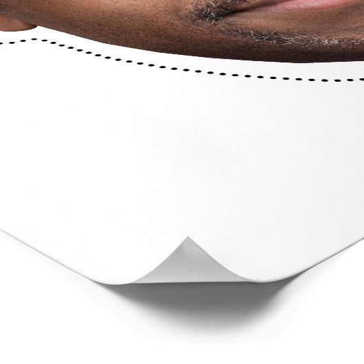 Ben Carson Mask Poster (Ecke)