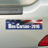 Ben Carson - Präsident 2016 Autoaufkleber (Auf Auto)