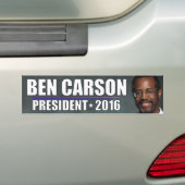 Ben Carson - Präsident 2016 Autoaufkleber (Auf Auto)