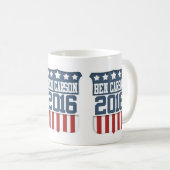 Ben Carson Präsident 2016 Kaffeetasse (VorderseiteRechts)