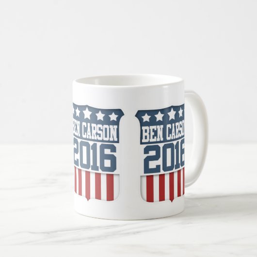 Ben Carson Präsident 2016 Kaffeetasse (VorderseiteRechts)