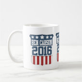 Ben Carson Präsident 2016 Kaffeetasse (Links)
