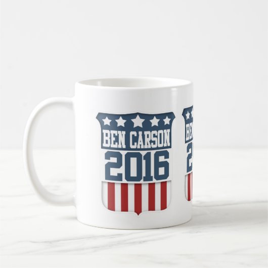 Ben Carson Präsident 2016 Kaffeetasse (Links)