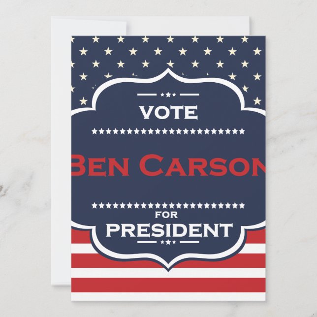 ben carson President (Vorderseite)