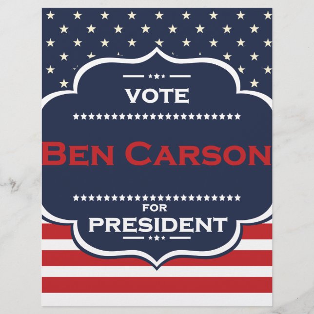 ben carson President (Vorderseite)