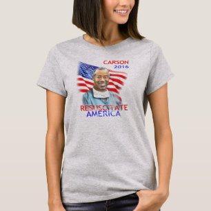 Ben Carson-Resuscitate America Flag 2016 USA T-Shirt