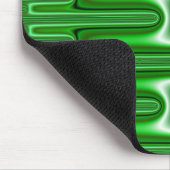 BEN ~ CHRISTMAS ~ Black Green White Mousepad (Ecke)